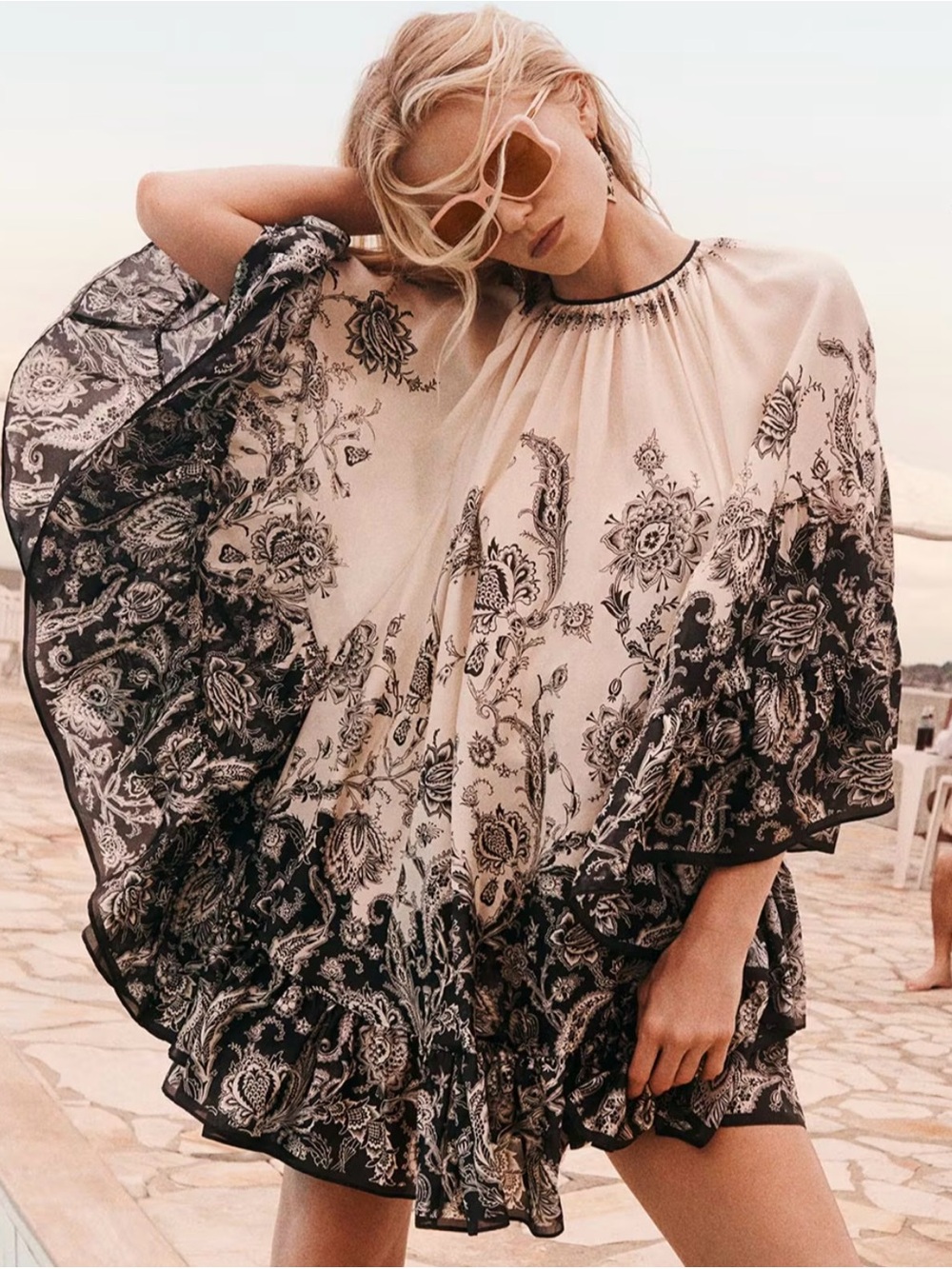 Zimmermann Rhiannon Lantern Mini Dress